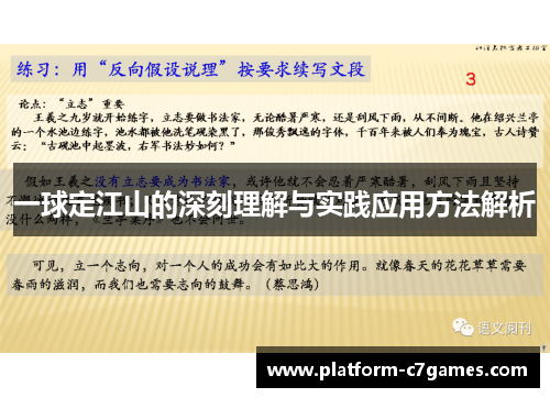 一球定江山的深刻理解与实践应用方法解析